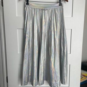 Capsulle silver midi Skirt